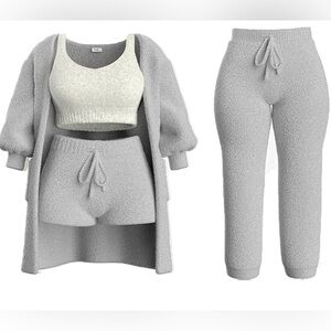 Cozy Gray Women's Pajama Set